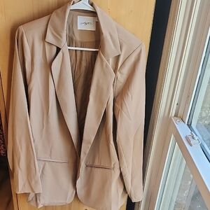 Elegant Tan Blazer by [Brand]